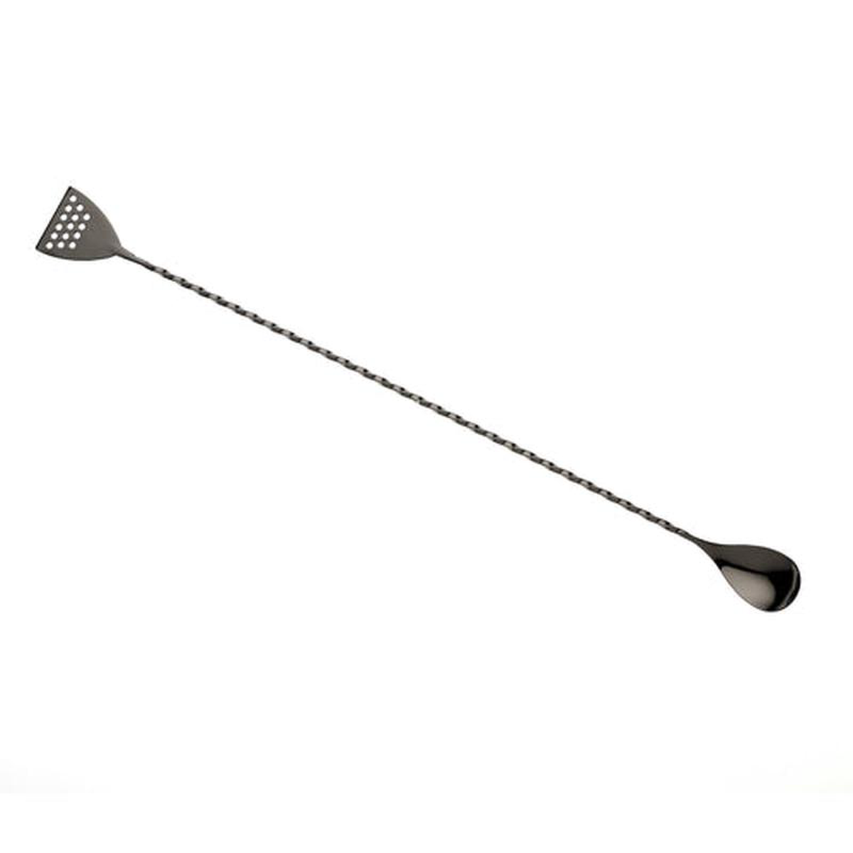 M37072Bk Mercer Barfly Bar Spoon 15-348221 Strainer End Twisted Stem