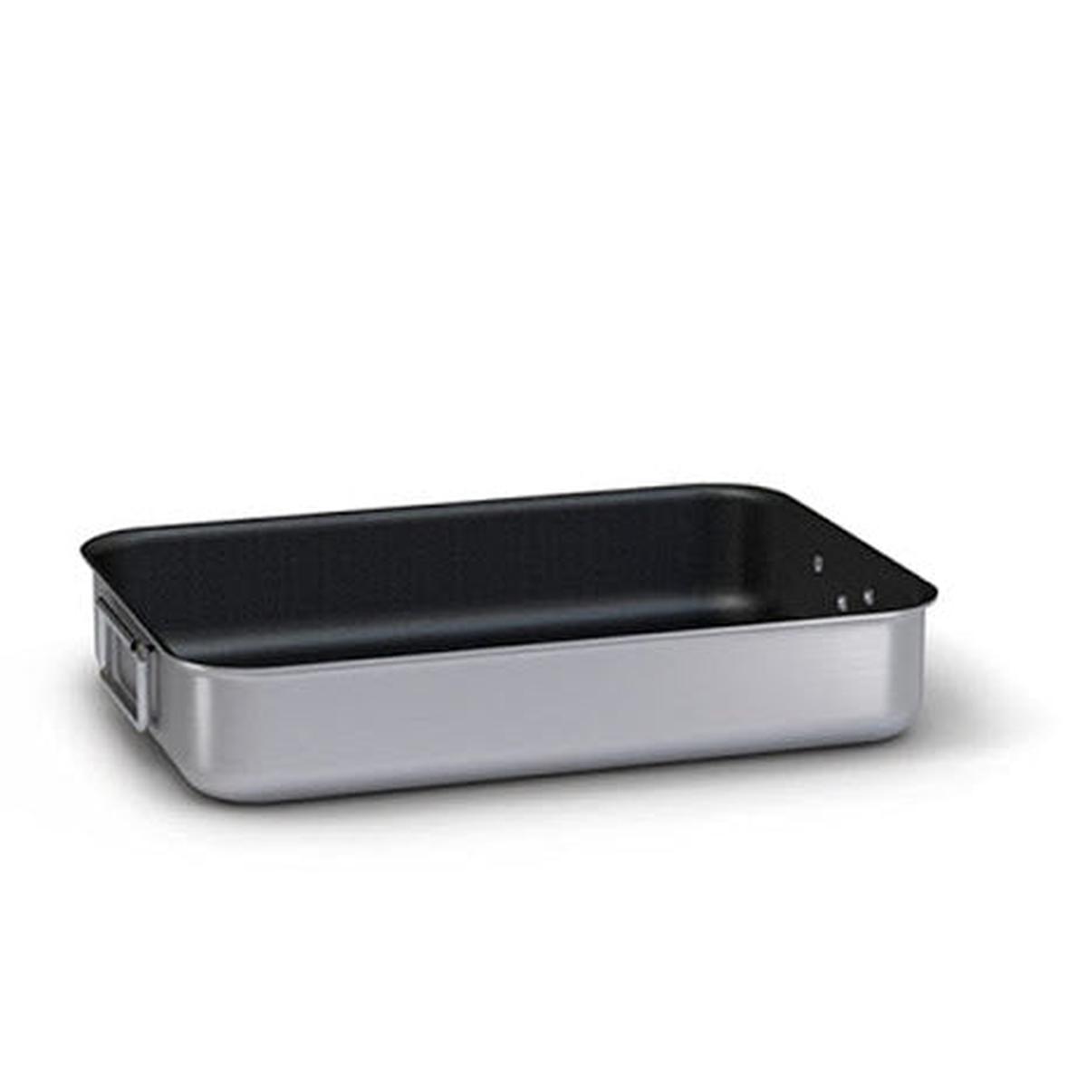 BALLARINI HEAVY ROASTING PAN WITH 2 FOLDING HANDLES - 60 CM