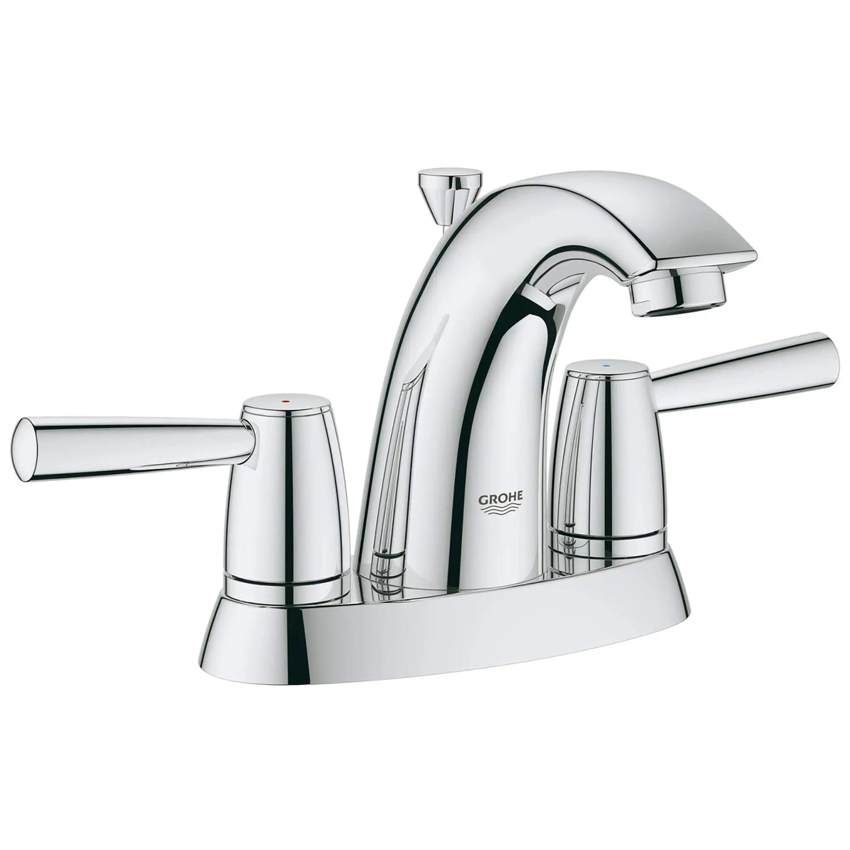 4 In Centerset 2-Handle Bathroom Faucet - 15 GPM