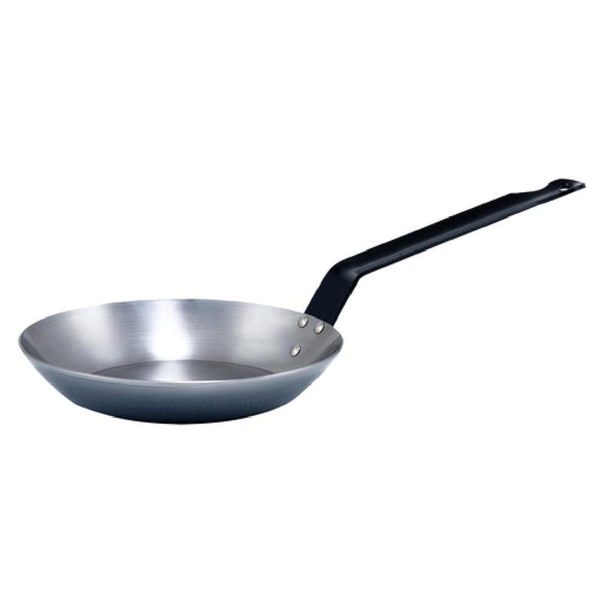 Winco CSFP-11 10-38 Inch French Style Fry Pan with Riveted Handle Carbon Steel