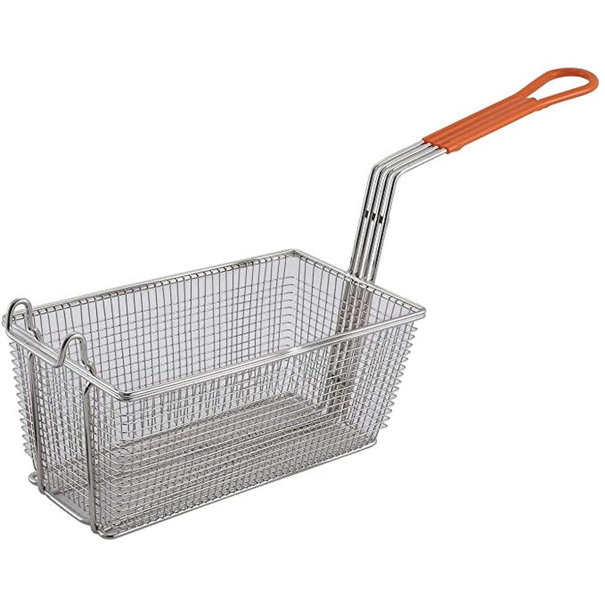 WIRE FRY BASKET 12-78 12 38 RED HANDLE