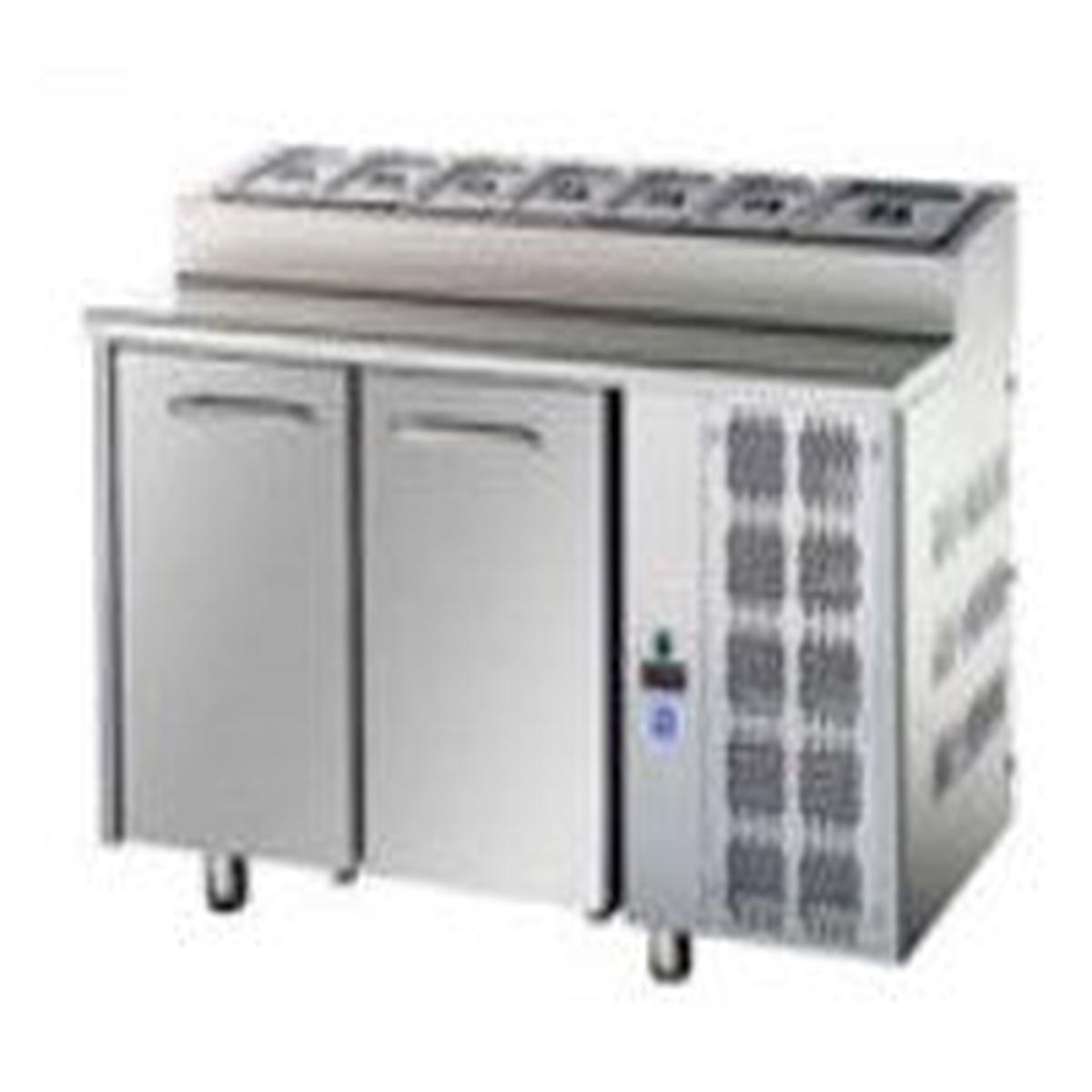 2 DOORS SS GN 11 SNACKSALAD COUNTER REFRIGERATOR BOWLS 7 GN 13 GN PAN ARE NOT INCLUDED (Old Code TCN-TF02MIDGNSK)