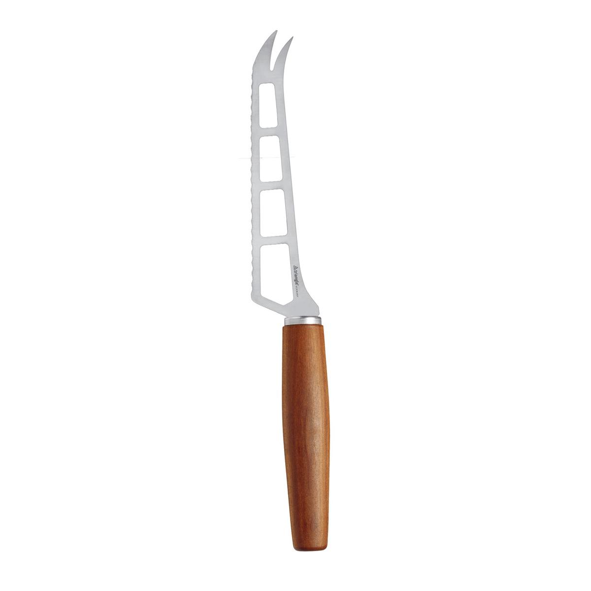 Triangle Cheese Knife Plum Wood