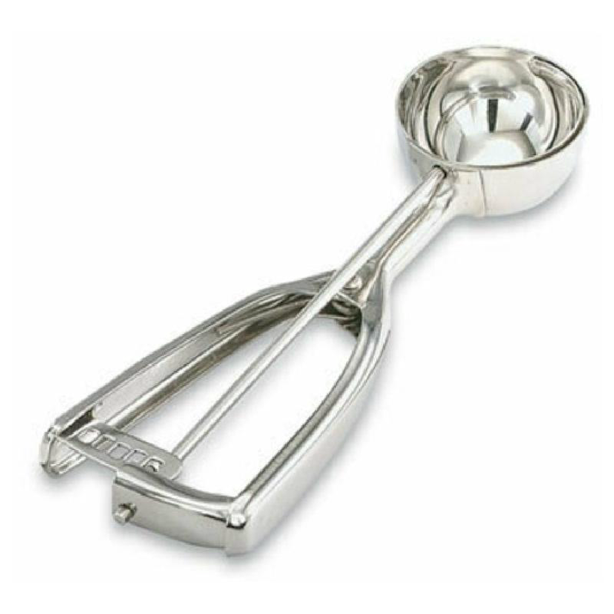 Vollrath 47154 2-116 Inch Round Bowl Disher 1-12 Oz Capacity Stainless Steel with Squeeze Handle