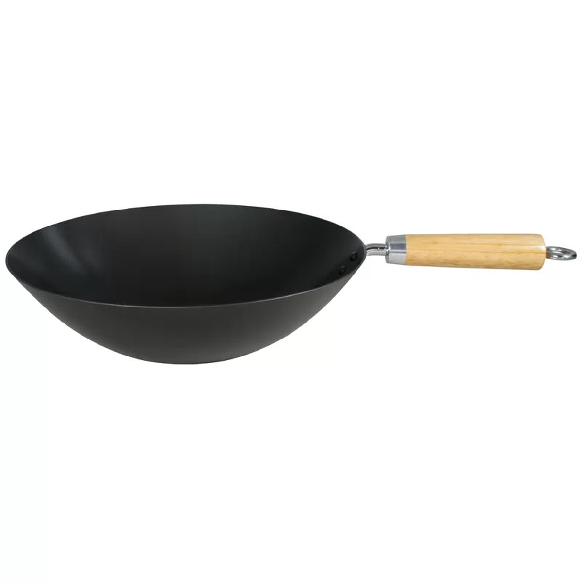 1230cm Heavy Gauge Non-Stick Carbon Steel Wok