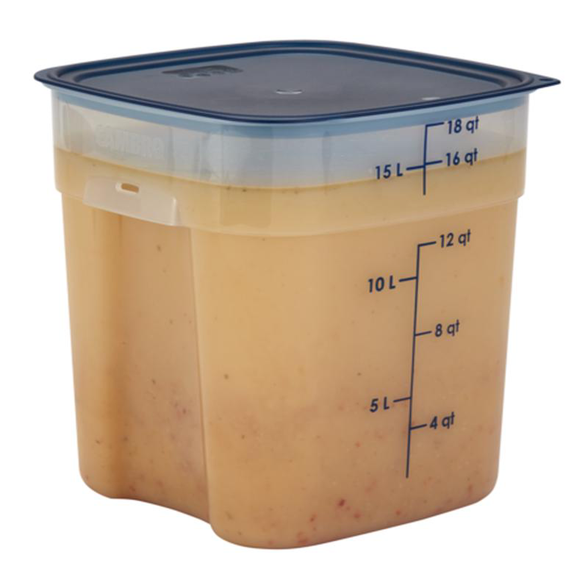 18SFSPROPP190 Cambro FreshPro Food Container 18 Qt Translucent