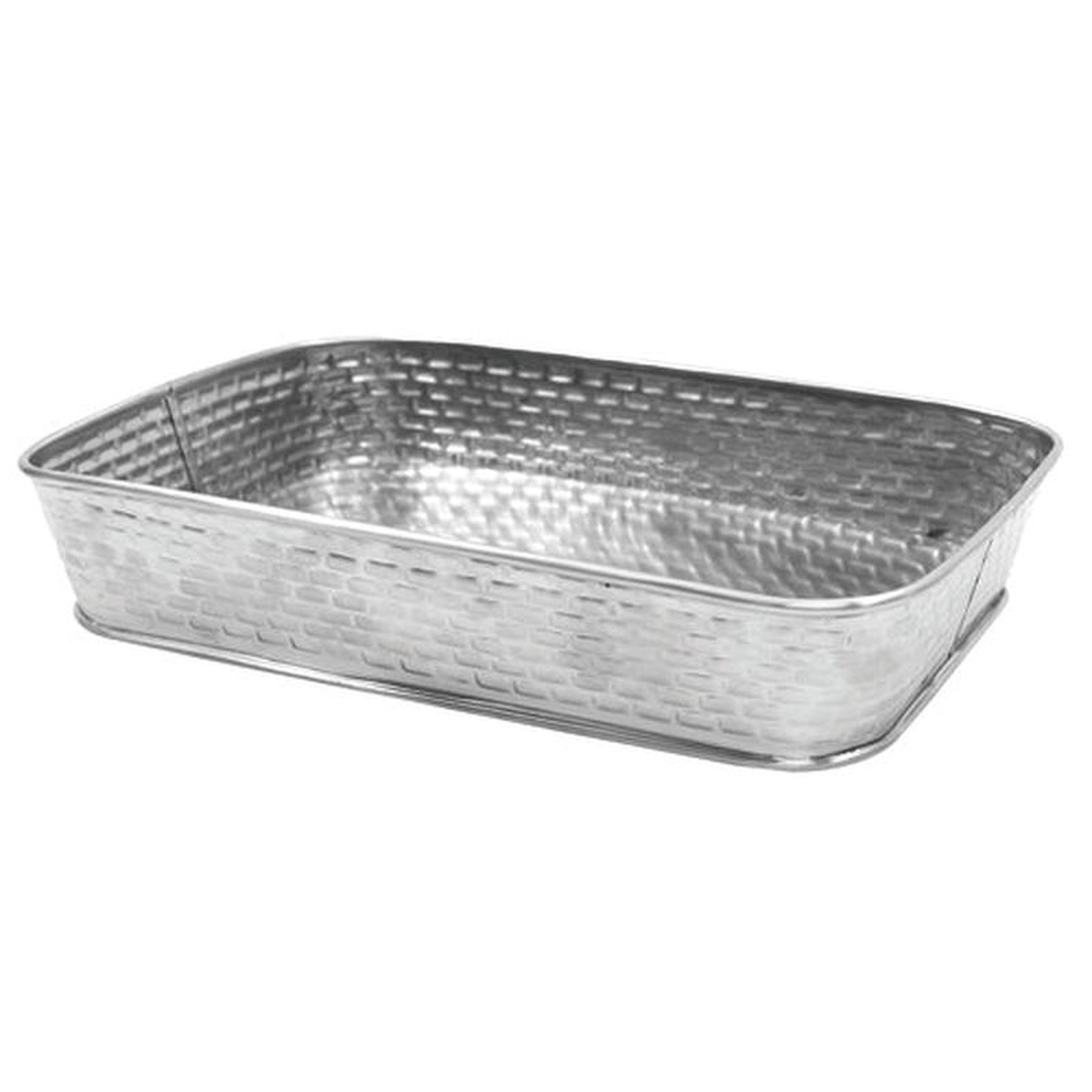 GPSS90 Tablecraft 9-128221 x 6-128221 Rectangular Stainless Steel Serving Platter