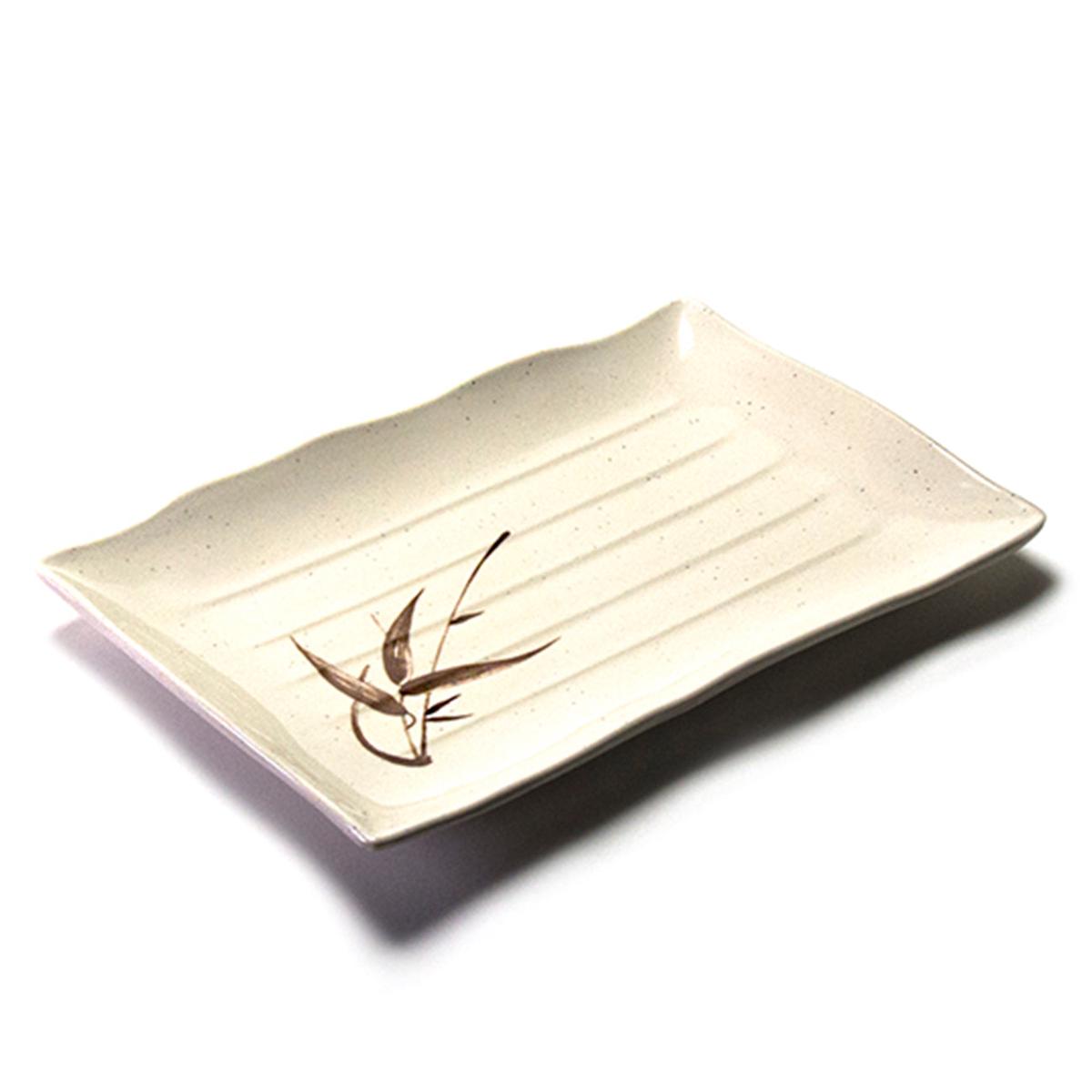 Melamine Rectangular Plate 13-12x9 Autumn Grass