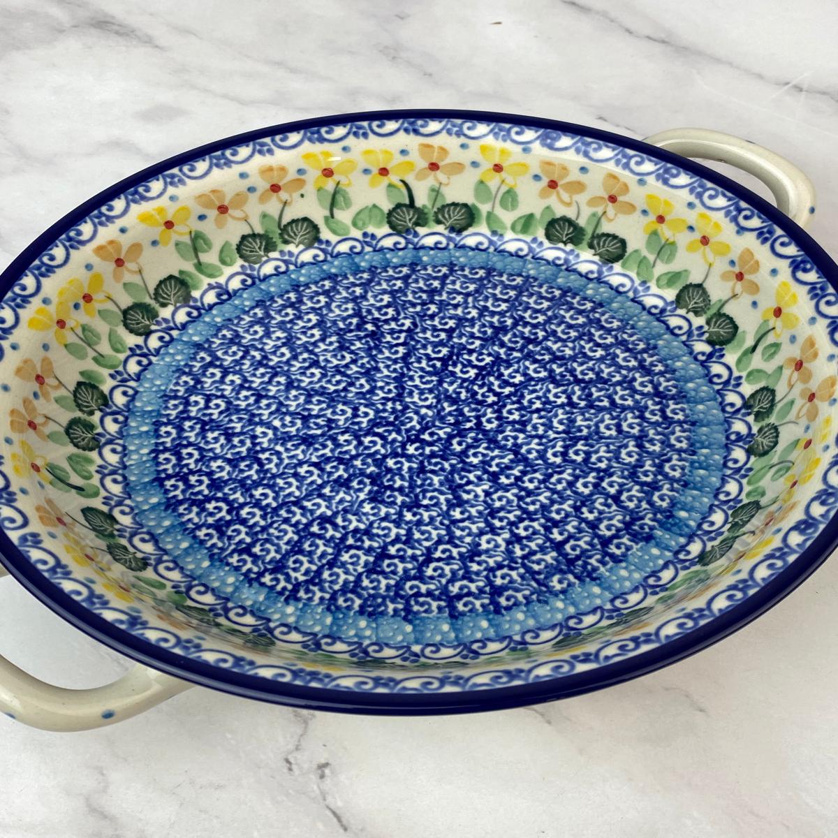 8 Round Baker With Handles - Shape 419 - Pattern 2753