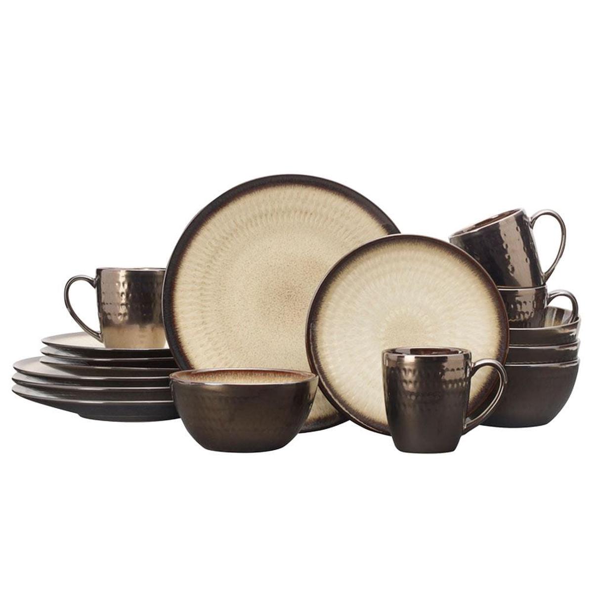 Anastasia Cream 16 Piece Dinnerware Set Service for 4