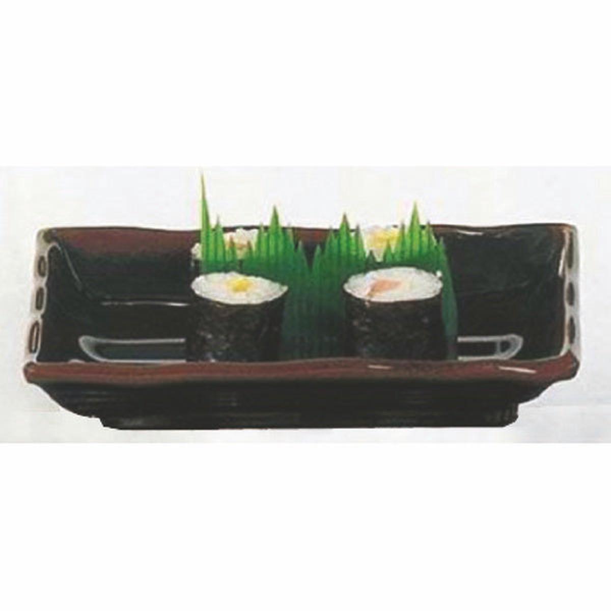 15-12 Melamine Rectangular Wave Plate Tenmoku