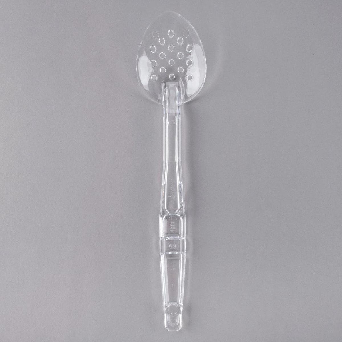 CAMBRO POLYCARBONATE PERFORATED SPOON- CLEAR 327 CM