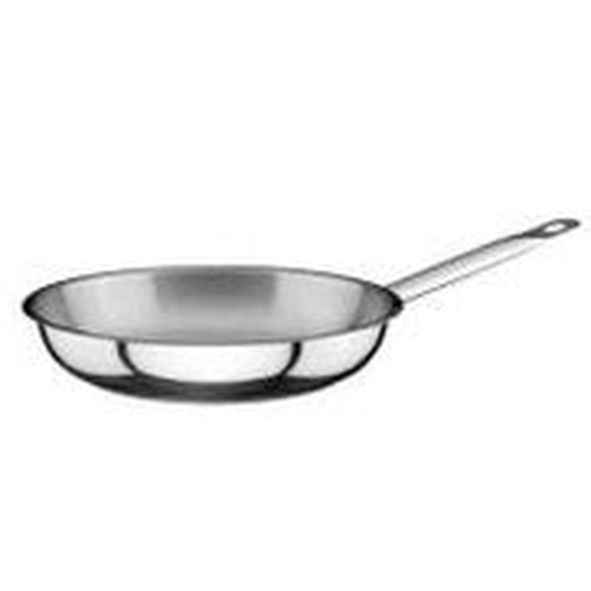 (01440244541) SS FRYPAN MIRROR FINISHED Size 24 cm