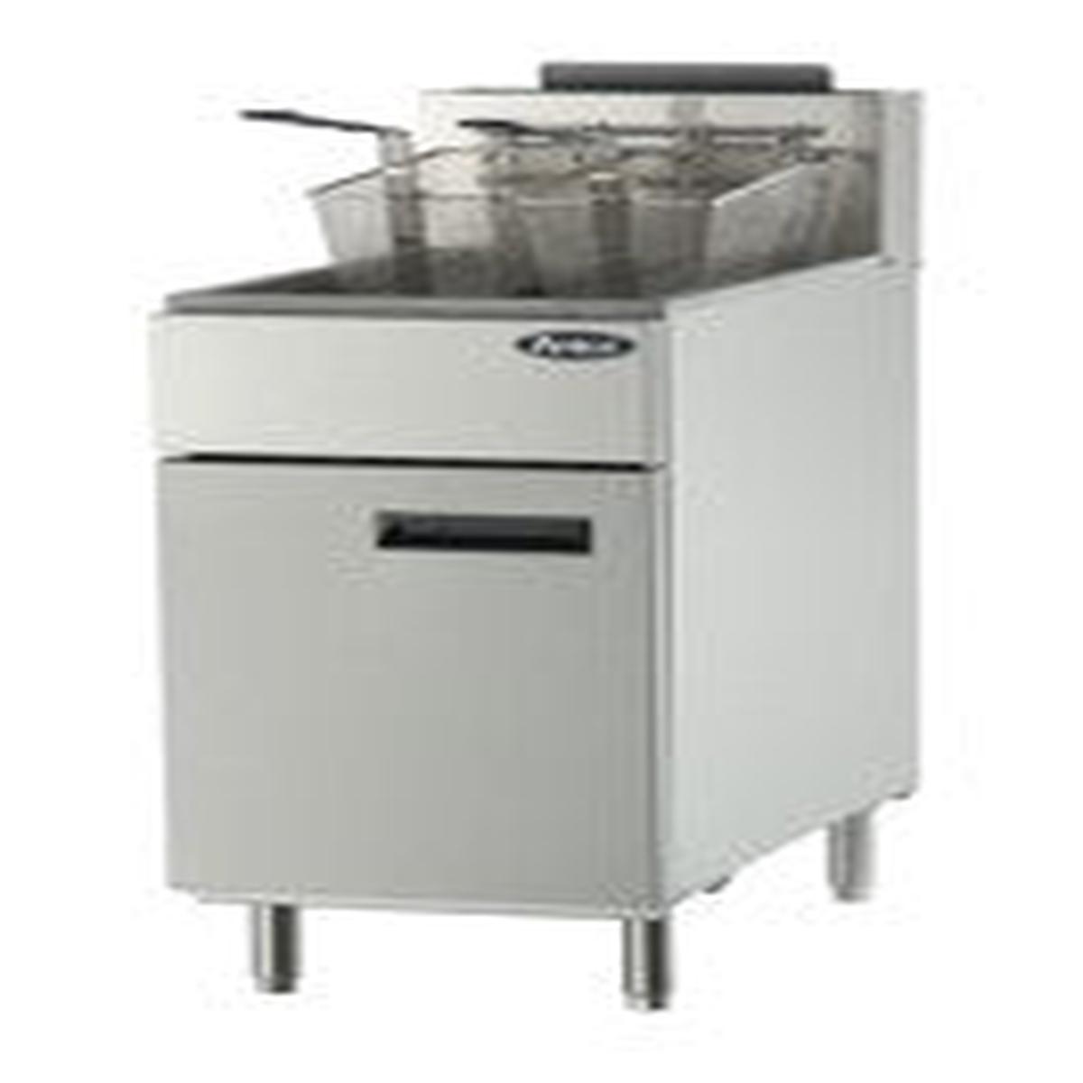 4 Burners Gas Fryer Independent Manual Control with 120000 BTU