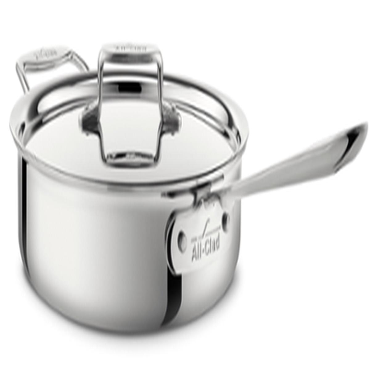 All-Clad D3 Stainless 3-ply Bonded Cookware Saute Pan with lid 3 quart