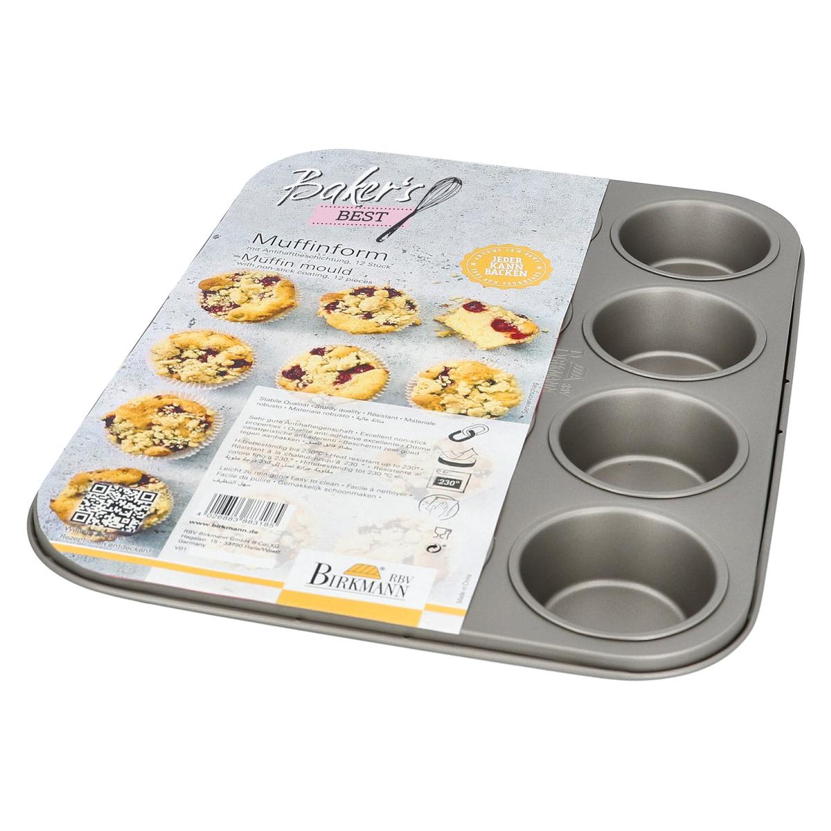 Birkmann Bakers Best Non-Stick 12 Hole Muffin Pan