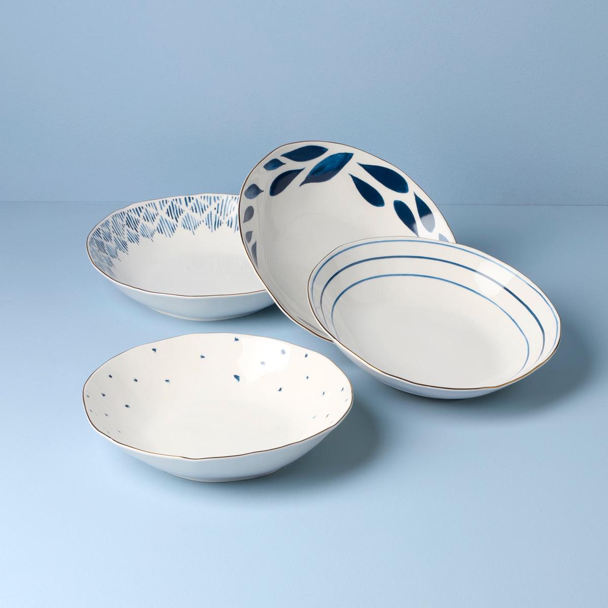 Blue Bay Dinner Bowls Set of 4