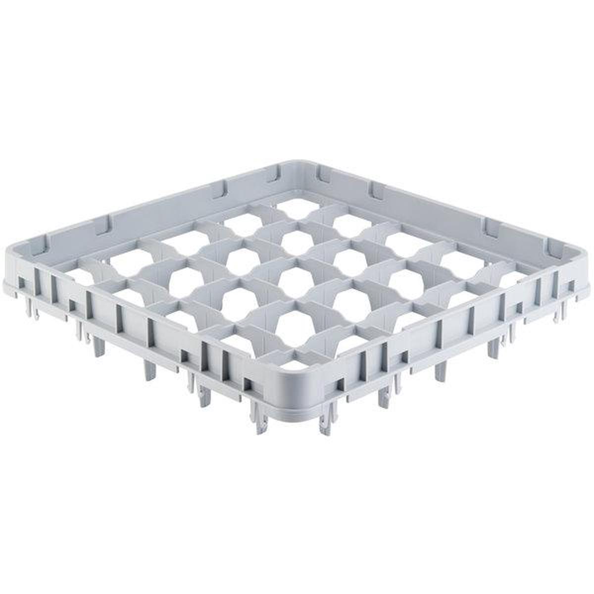 CAMBRO 25-COMPARTMENT FULL DROP EXTENDER EXTERIOR- SOFT GREY