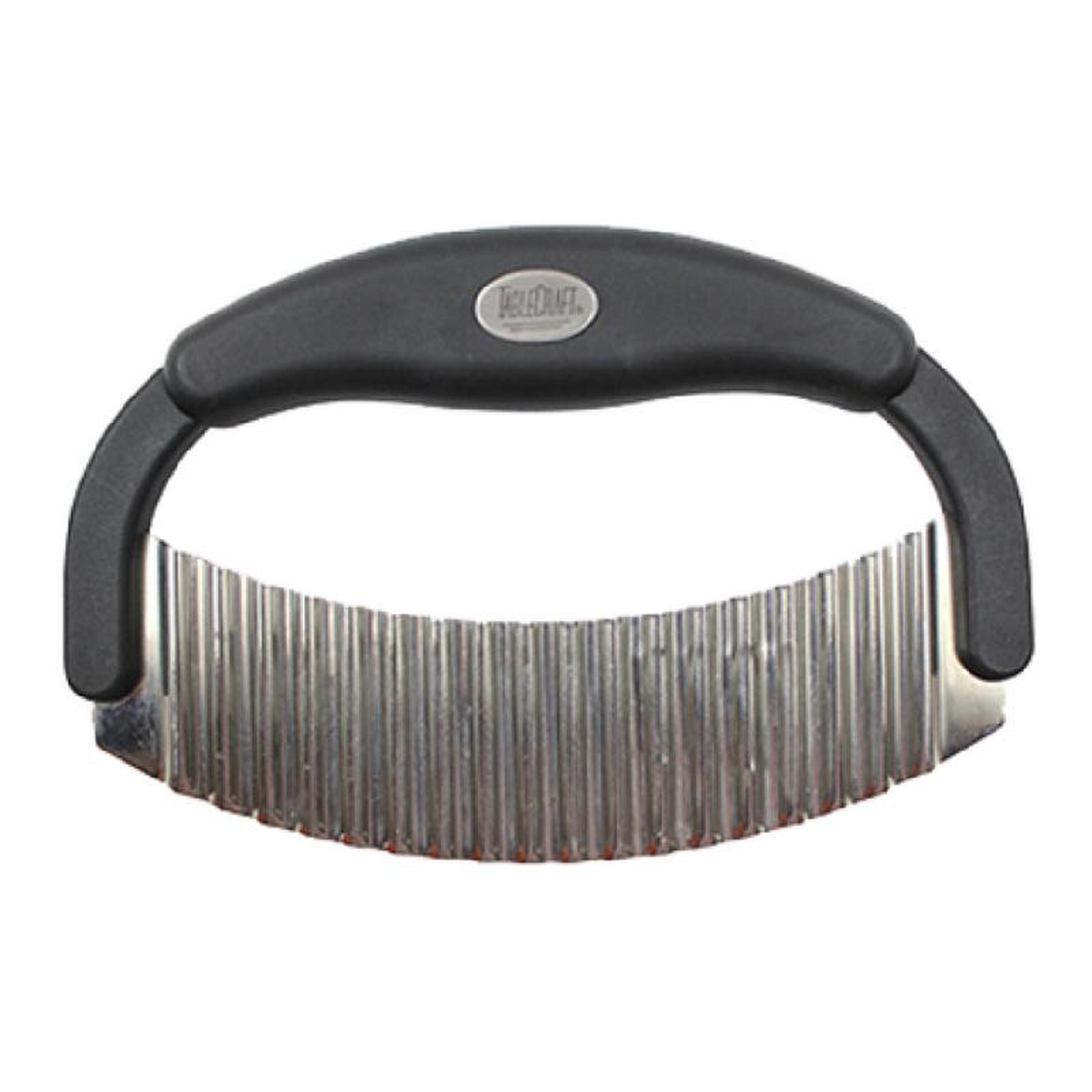 Tablecraft H6610 087 Inch Handheld Crinkle Food Cutter with Plastic Handle
