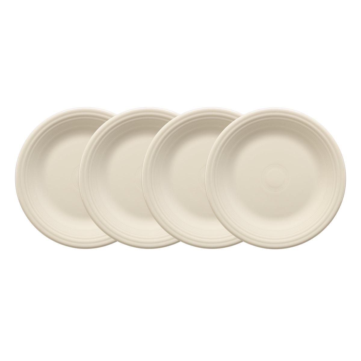 Linen Set of 4 Classic Rim 10 12 Inch Dinner Plate