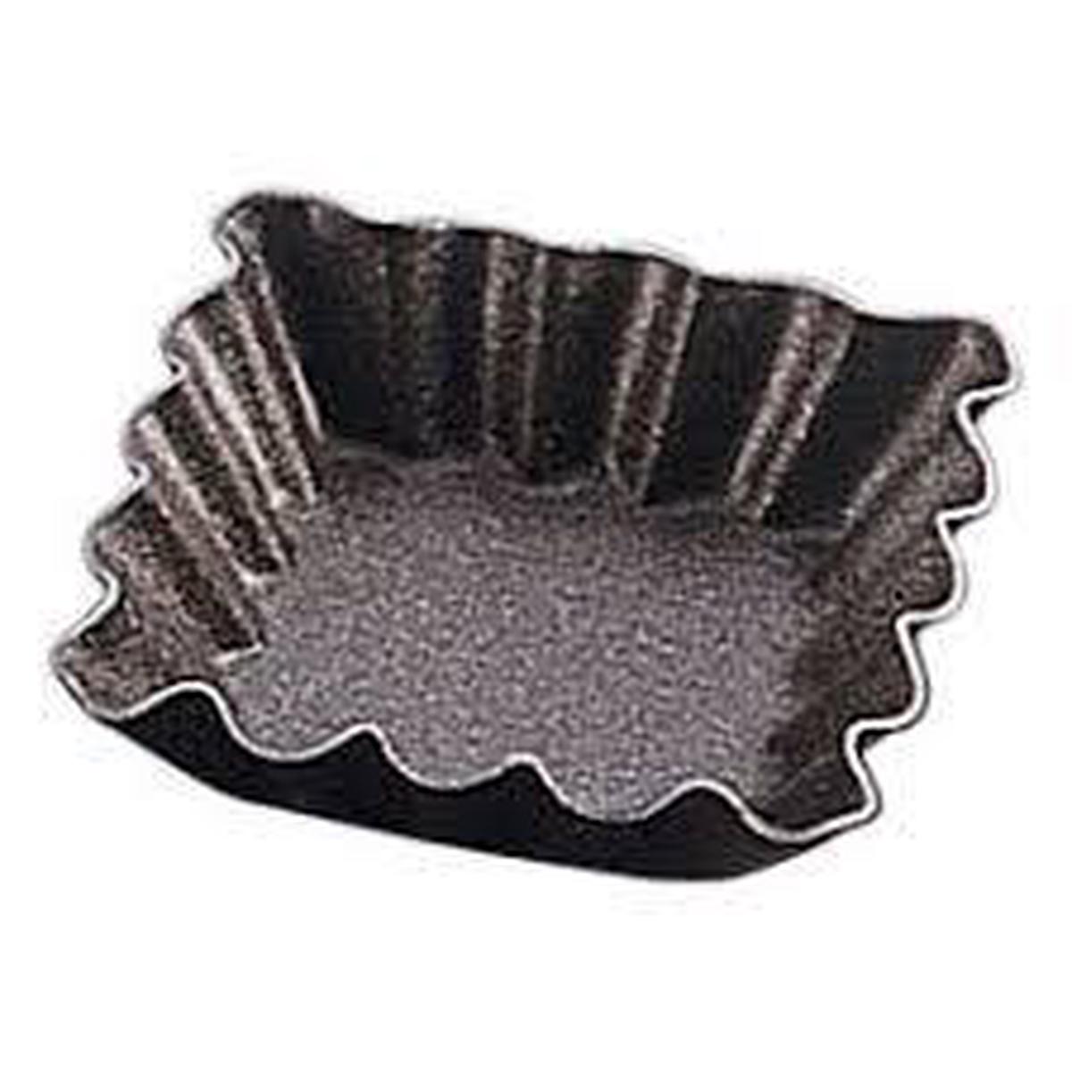 PETITS FOURS MOULDS - FLUTED SQUARE - NON STICK L 35mm