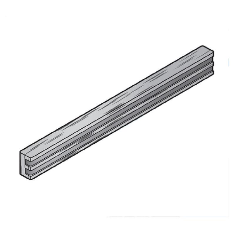 Alfa MARK 24 Super Magnabar Knife Rack 24" With Wood Base