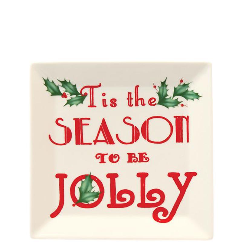 Holiday Tidbit Plate 'Tis The Season