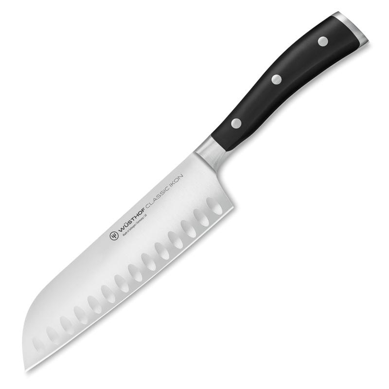 Wusthof Classic Ikon  7" Hollow Edge Santoku Knife