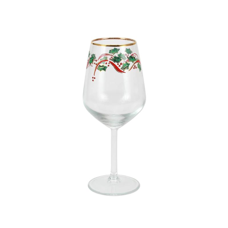 Holly Wine Glass Set of 4