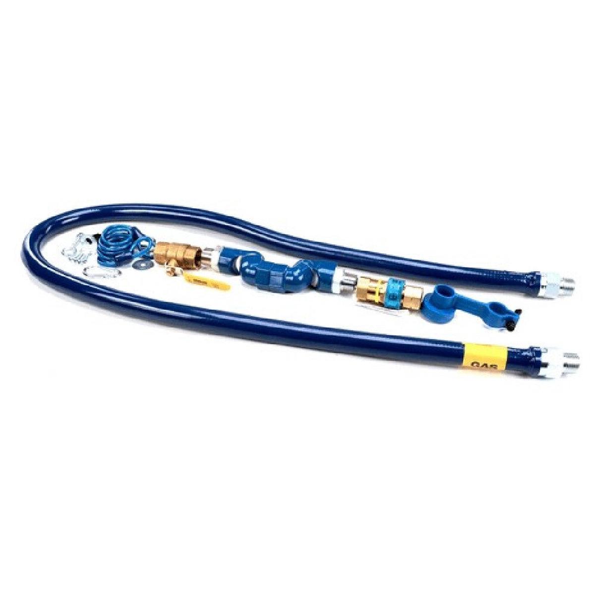 Dormont 1675KIT2S72 3/4 Dia. 72 Blue Hose Snapfast 2 Swiv