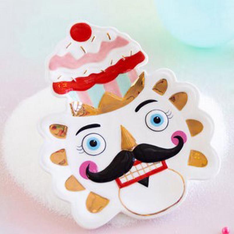 Colonel Cupcake Plate