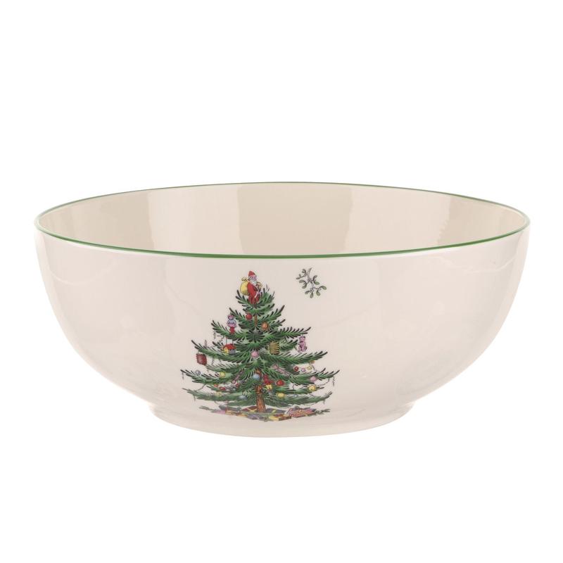 Christmas Tree Round Bowl 8 Inch