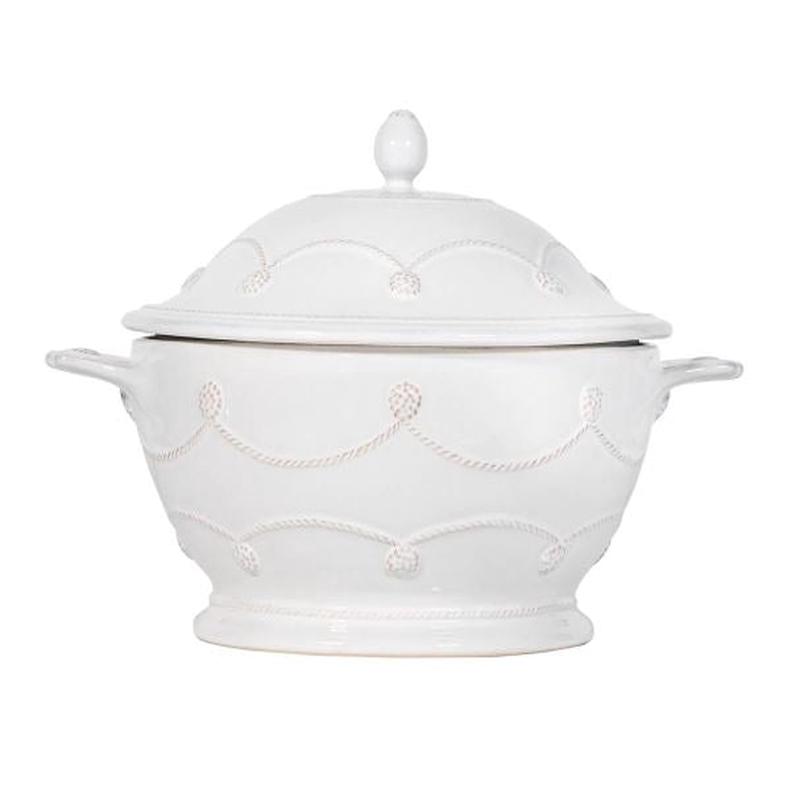 Berry & Thread Whitewash Lidded Casserole
