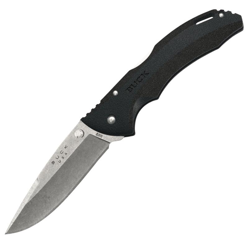 Buck 286 Bantam BHW Folding Knife, Black