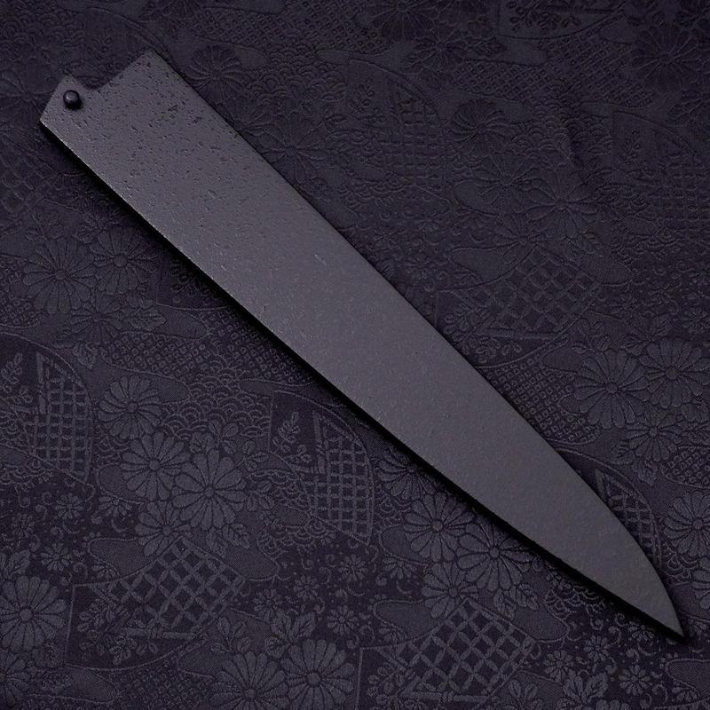 Black-Ishime Saya Sheath for Sujihiki with Pin, 240mm