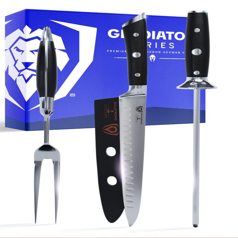 Carving Knife & Fork Set 9" | Gladiator Series | NSF Certified | Dalstrong
