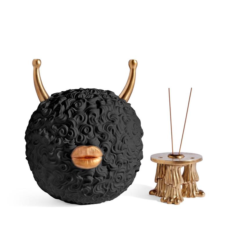 Haas Monster Incense Burner Black