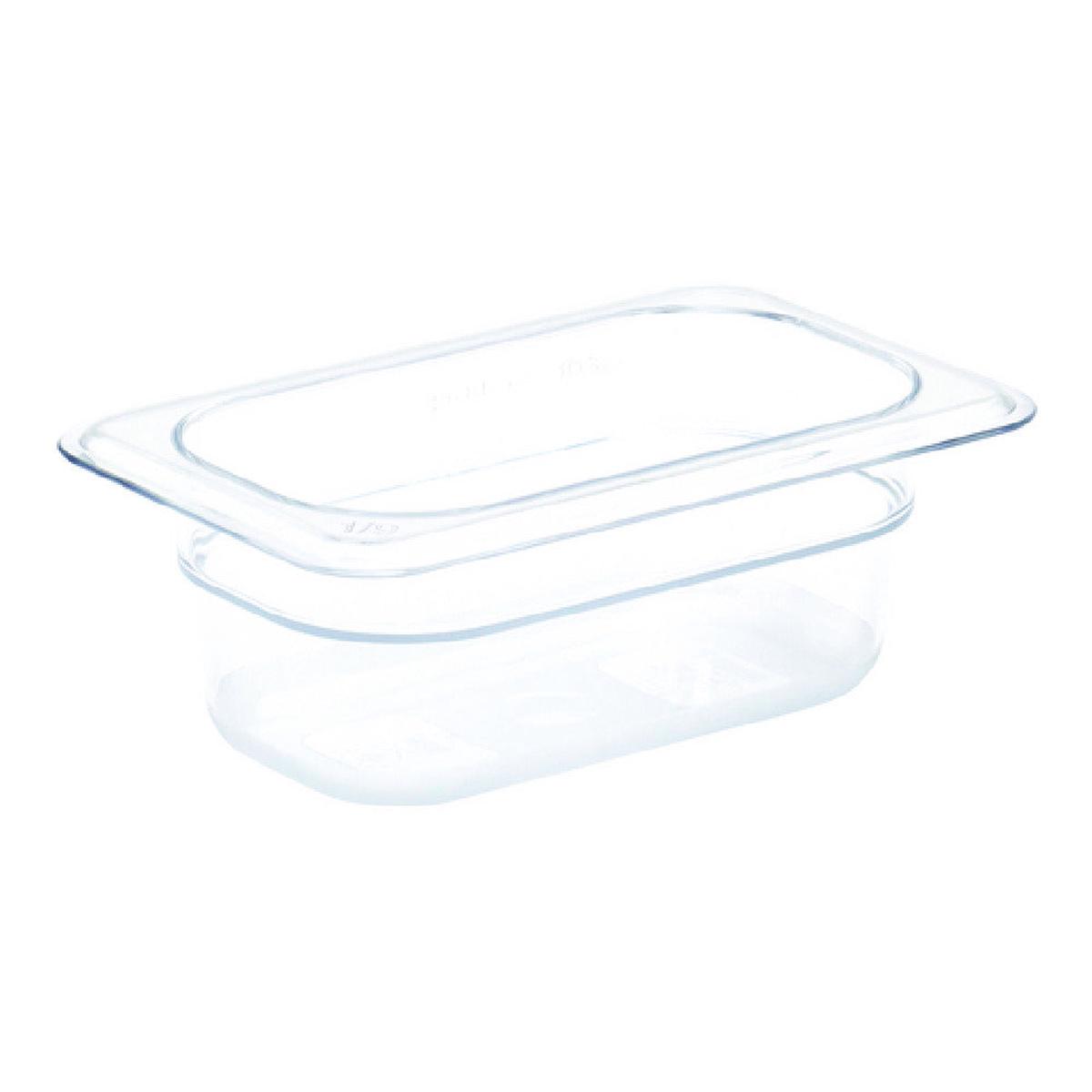 Hubert 15873 Hubert Cold Food Pan 4-1/4"L X 6-15/16"W X 2-1/2"D Ninth-size