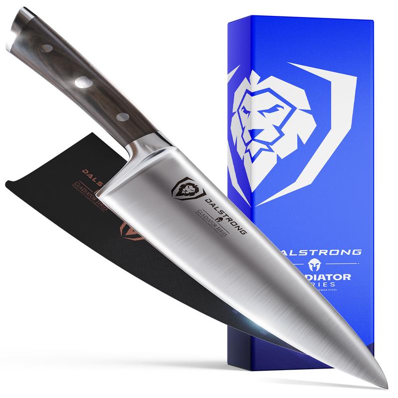 Chef Knife 8" | Faux Wood ABS Handle | Gladiator Series | NSF Certified | Dalstrong