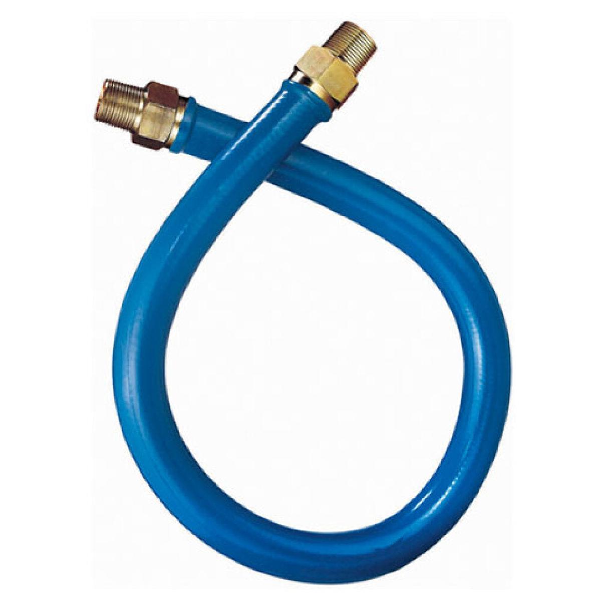 Dormont 1650BP48 Coated Gas Connector 1/2" Mpt X 48"