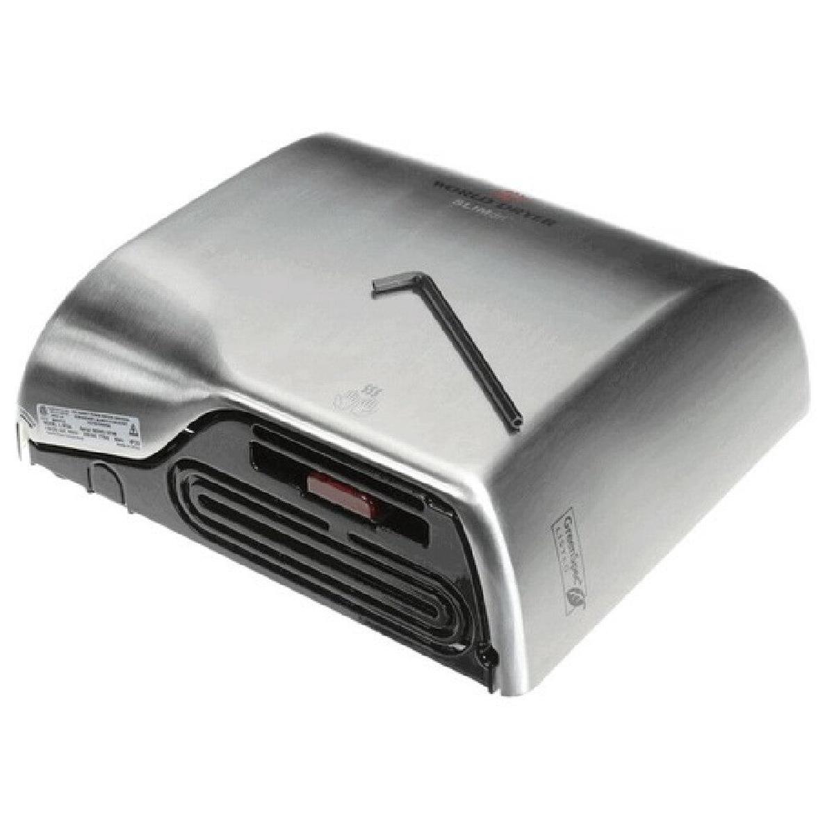 World Hand Dryer L-971A Slimdri 120/208/240v S/s Brush