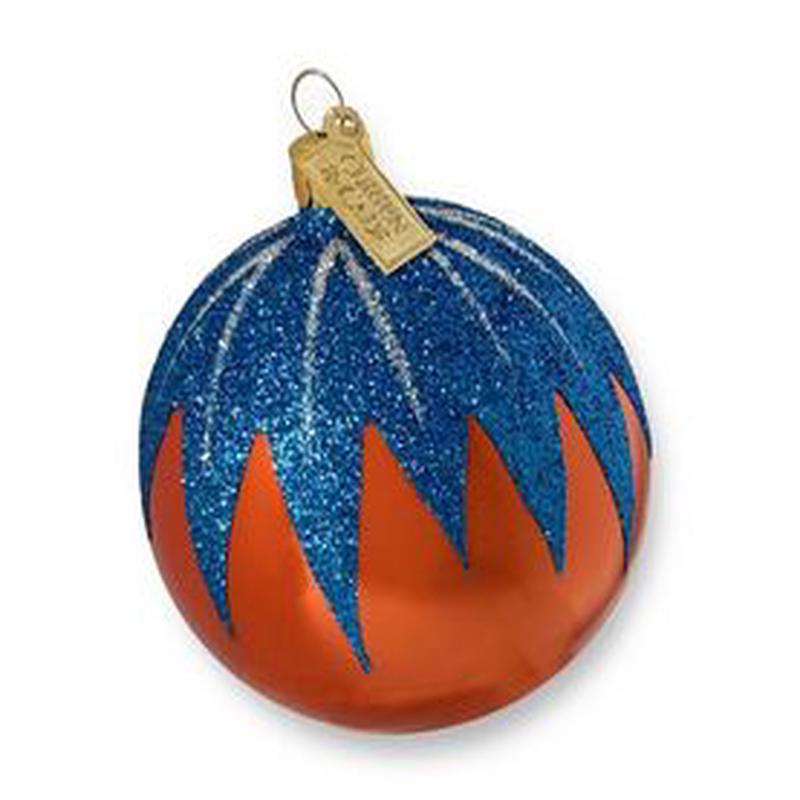 Icicles- Coral & Cornflower Ornament