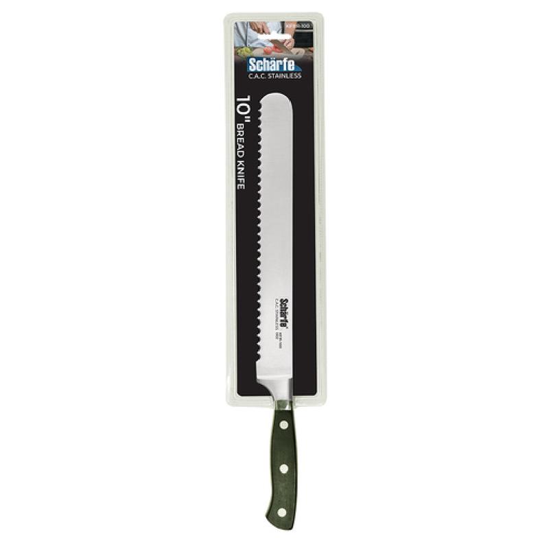 CAC China KFBR-100 Scharfe Bread Knife 10" Forged