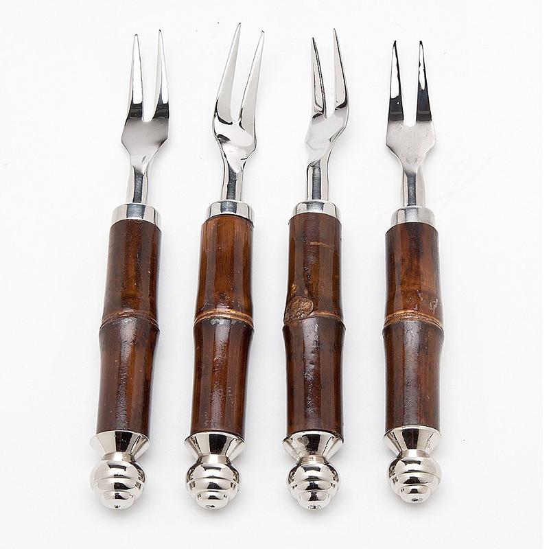 Bamboo Serv Forks s/4