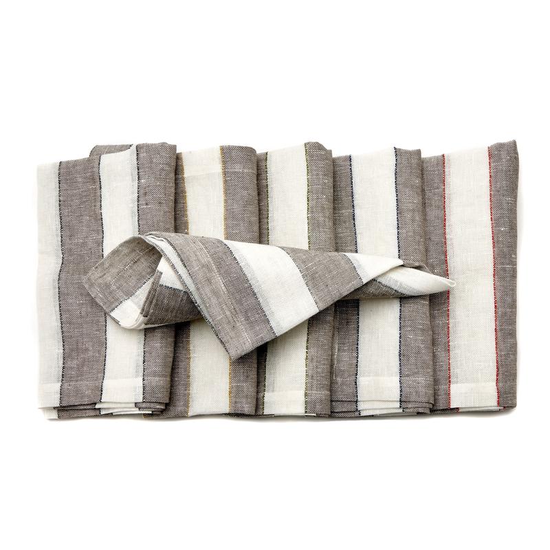 Napa Stripe Runner Red 16" x 19"