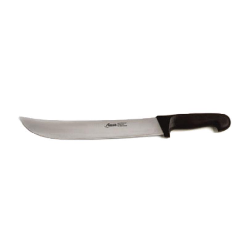 Alegacy Foodservice Products PCB15312 Scimitar Knife 12" Blade Molybdenum Stainless Steel With ABS Handles (Bulk Pack)