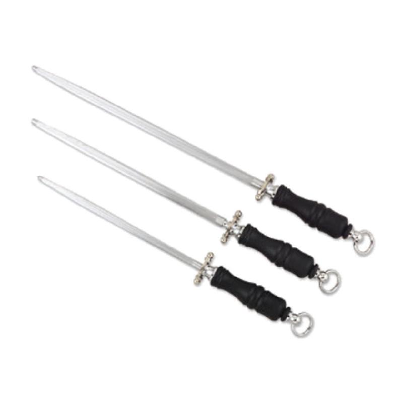 Alegacy Foodservice Products PC12010 Butcher Steel 10" Blade Magnetized Fine Cut