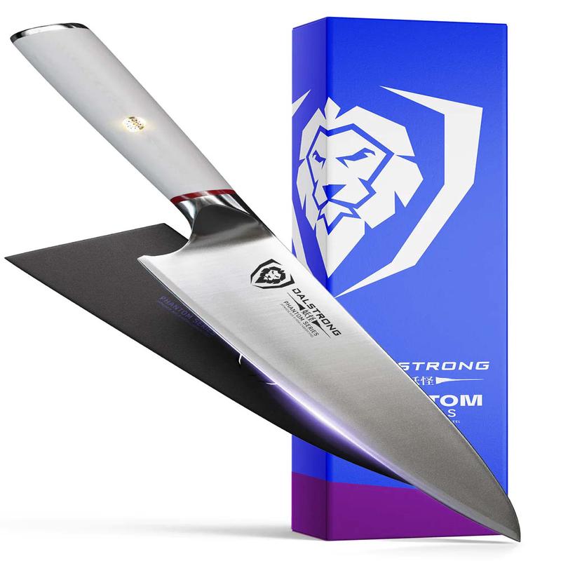 Chef's Knife 8" | White G10 Handle | Phantom Series | Dalstrong