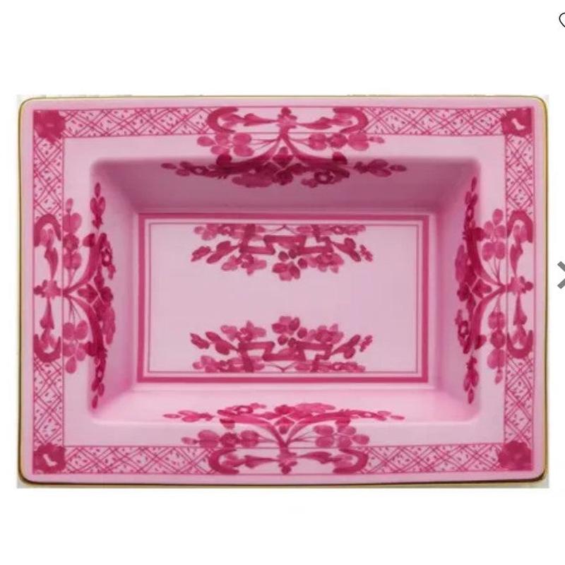 Ginori Rectangular Vide Poche Oriente Italiano Popora