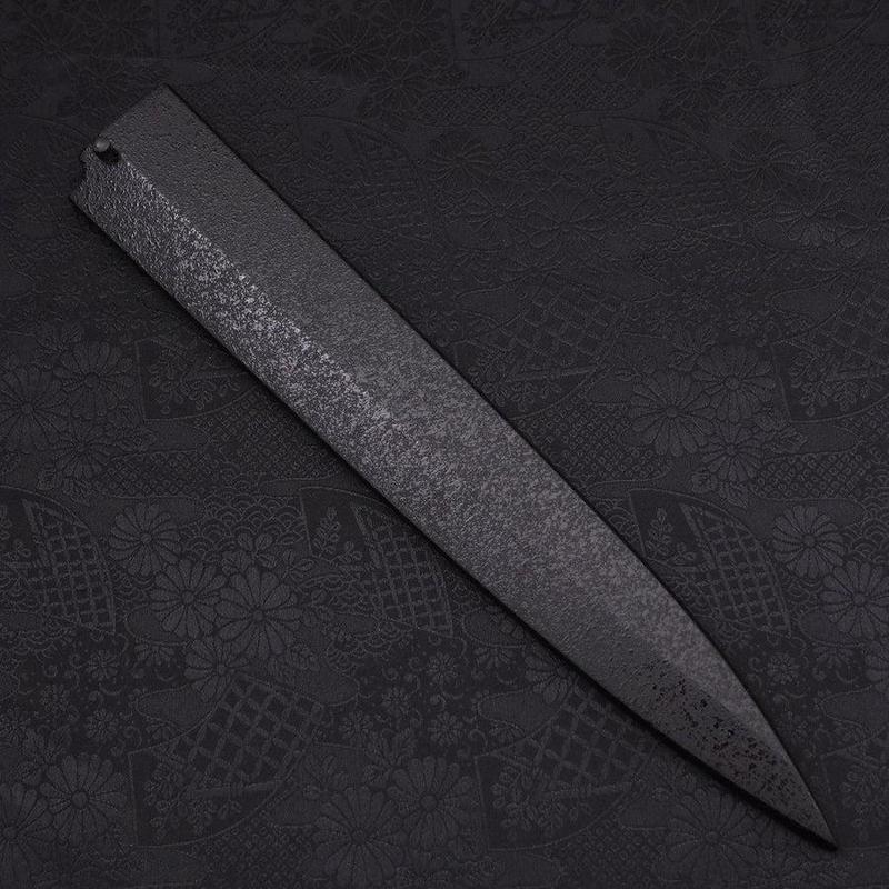 Black-Ishime Saya Sheath for Yanagiba with Pin, 270mm